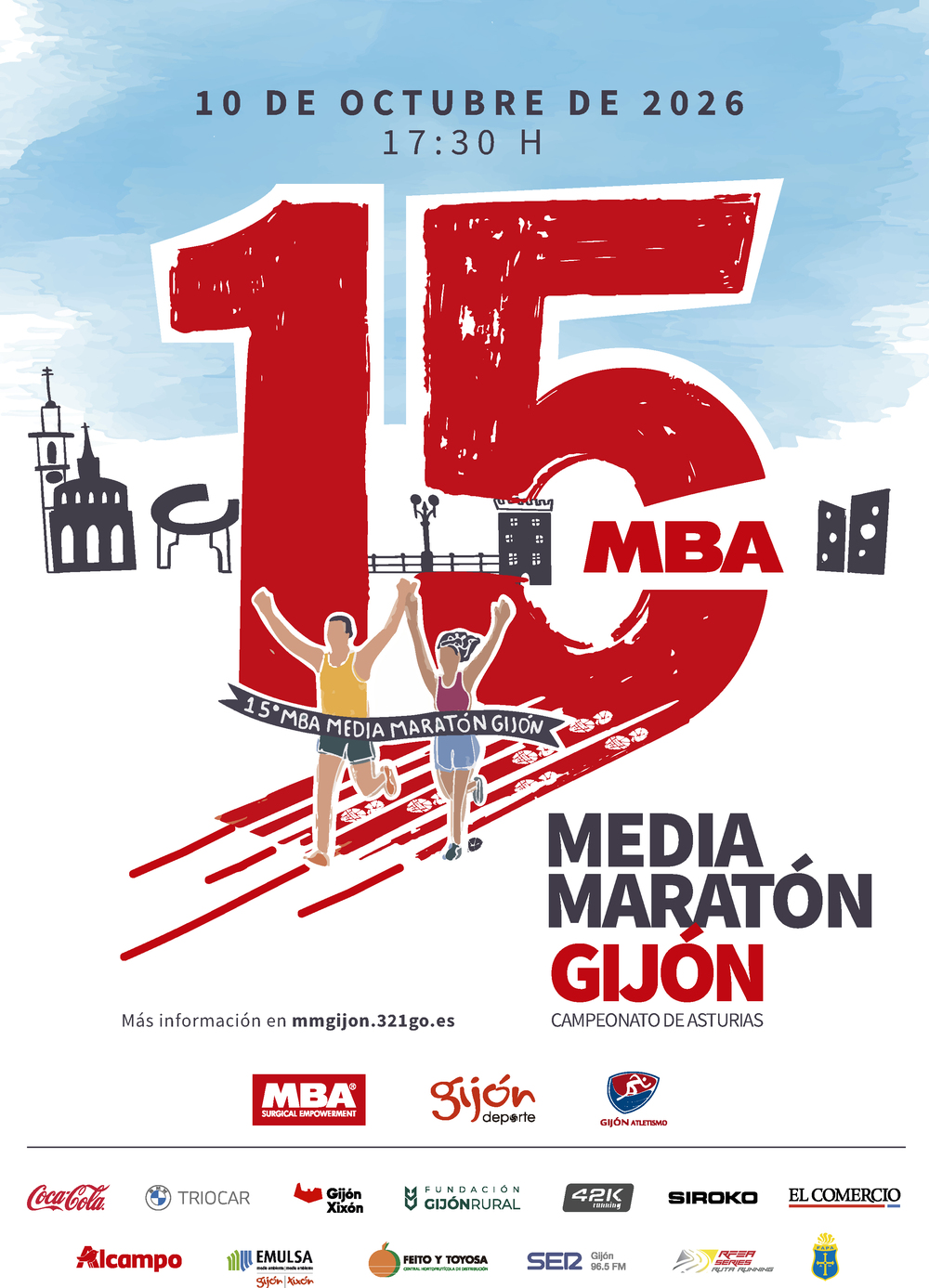 15ª MBA MEDIA MARATÓN GIJÓN  “VILLA DE JOVELLANOS”