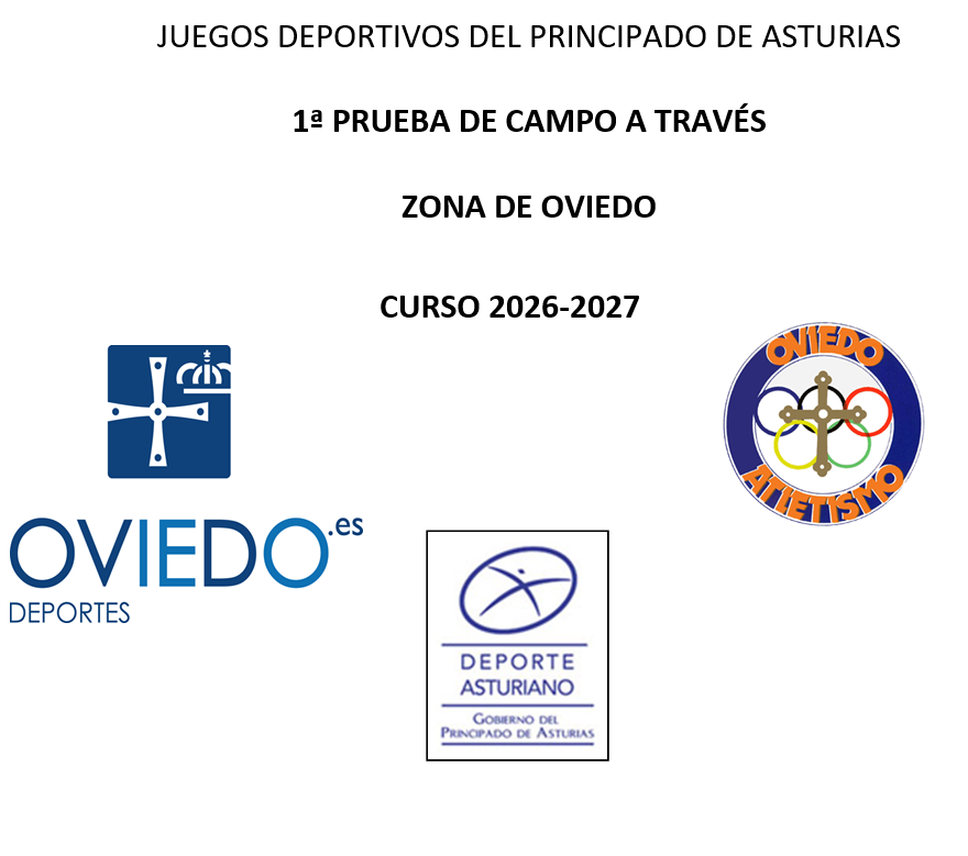 1º Campo a Través Escolar Zonal de  Oviedo - 2026 