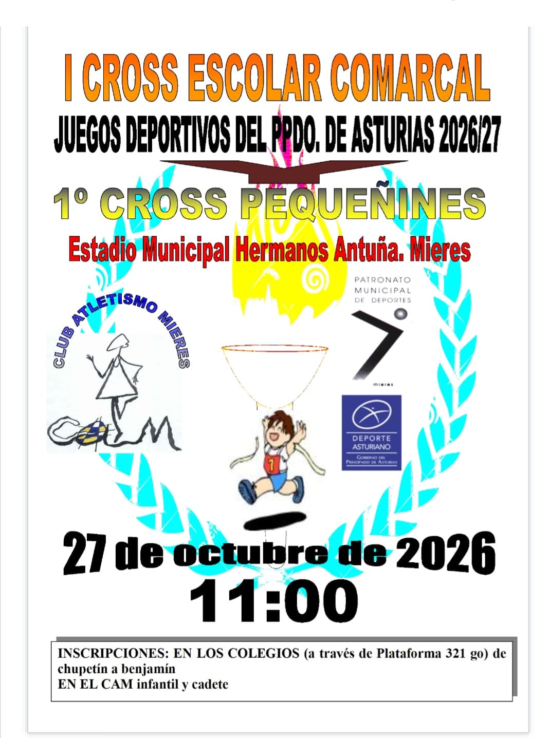 1º Campo a Través Escolar Zonal de Mieres